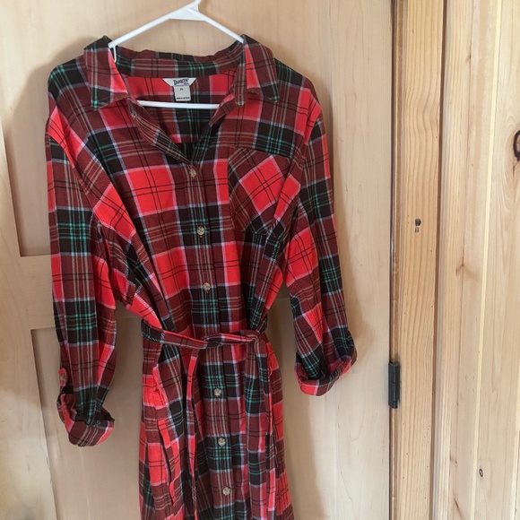 Duluth Trading flannel dress - Picture 1 of 5